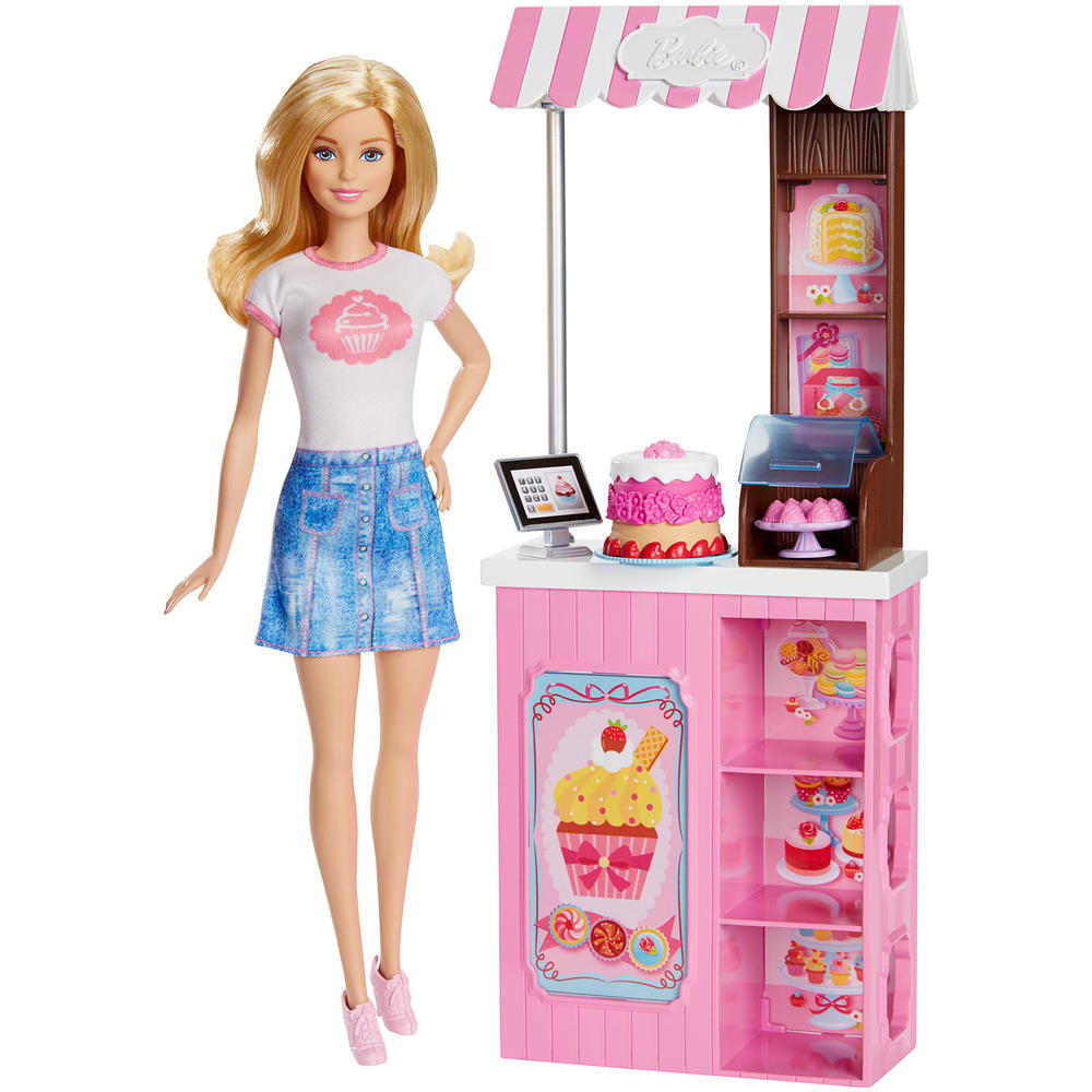 Barbie Bakery Owner Doll & Playset