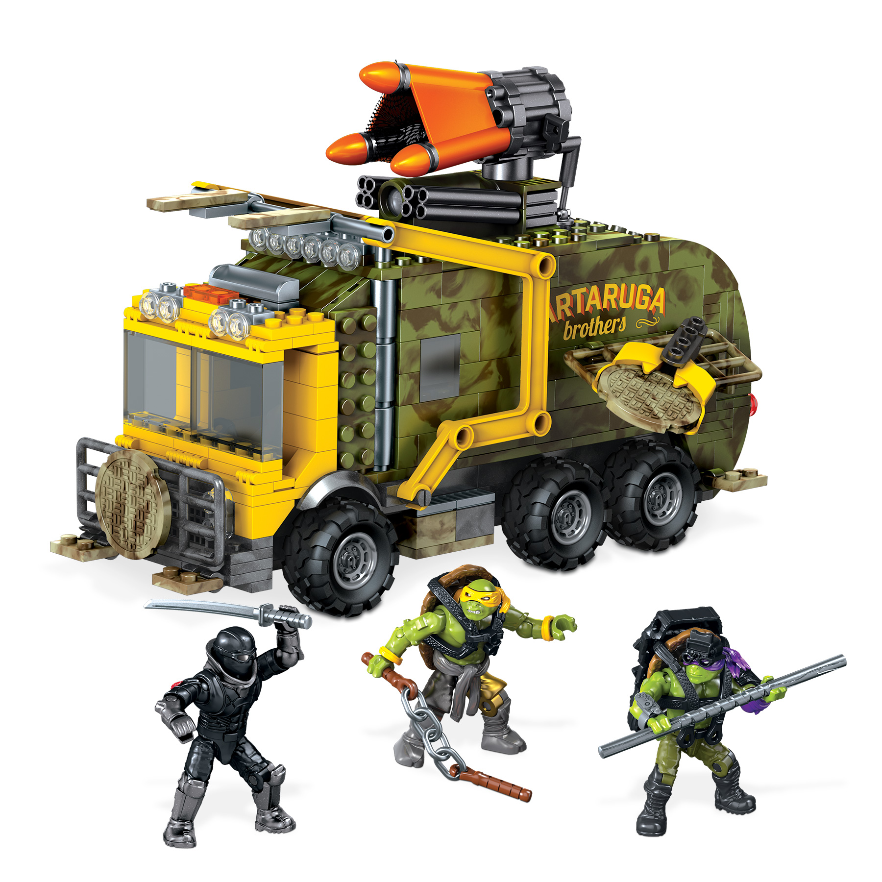 ninja turtle garbage truck toy