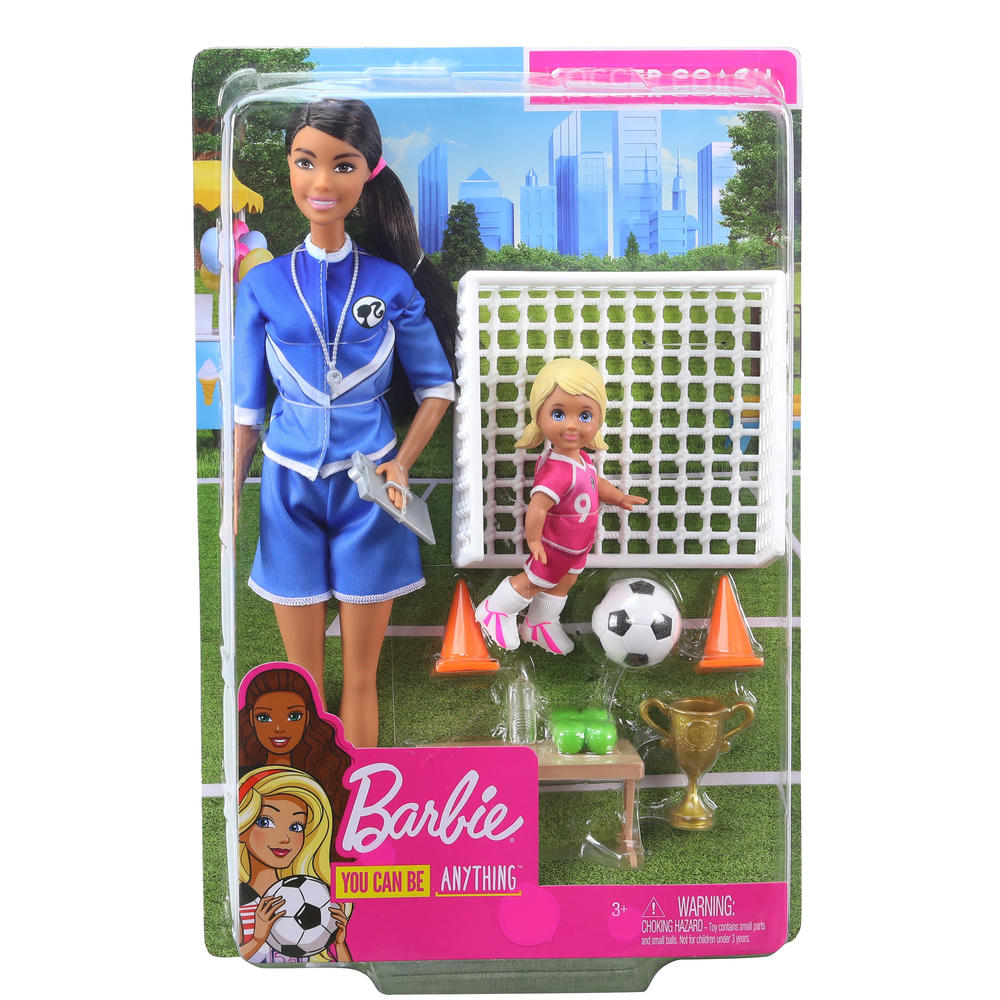 Barbie &#174; Soccer Coach Dolls