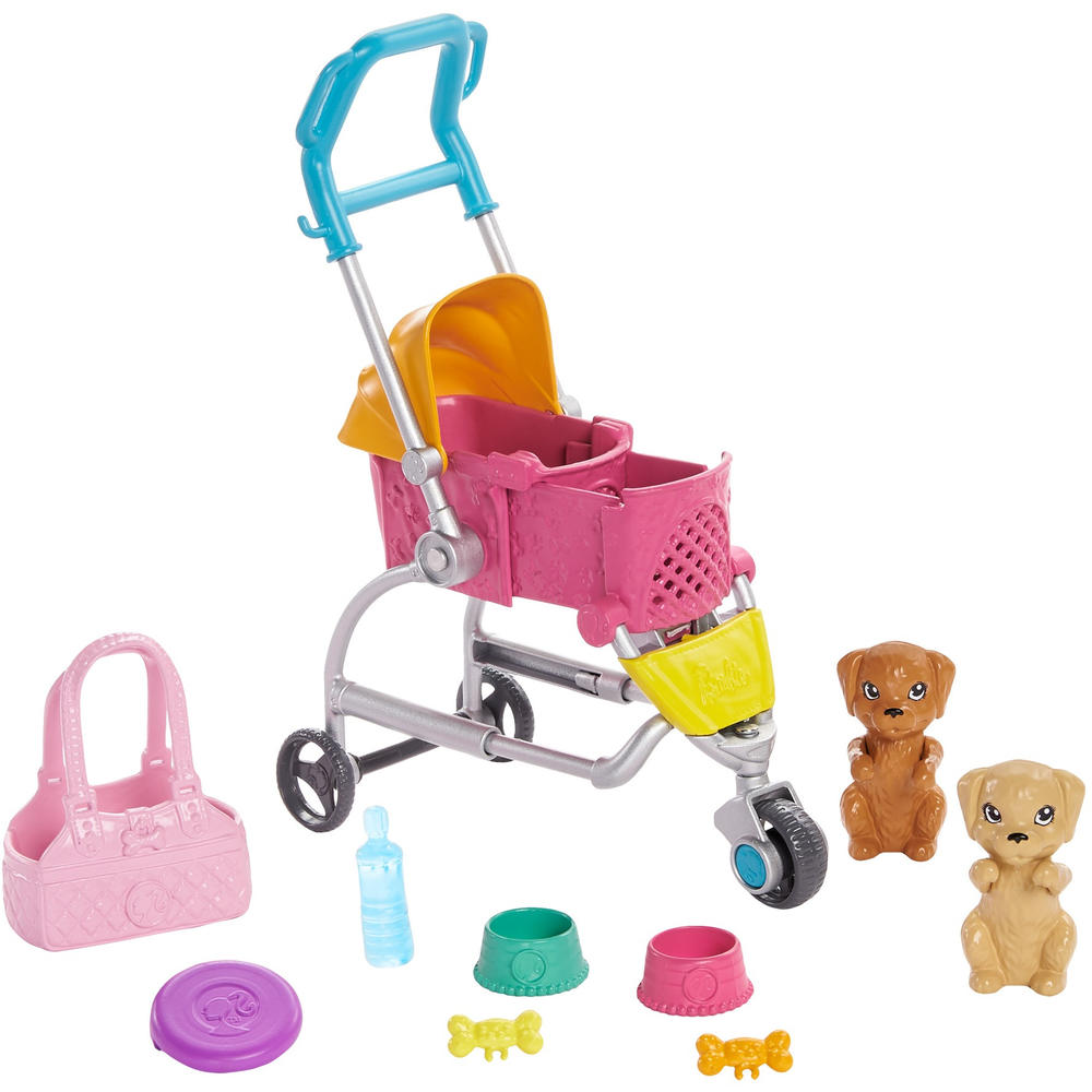 Barbie &#174; Stroll &#8216;n Play Pups&#8482; Doll and Accessories