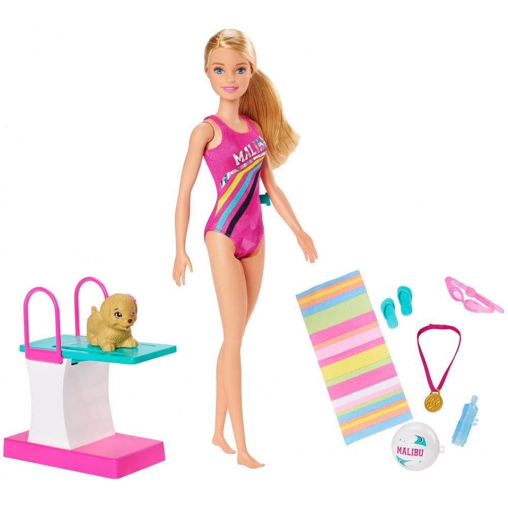 Barbie &#174; Dreamhouse Adventures&#8482; Swim &#8216;n Dive&#8482; Doll and Accessories