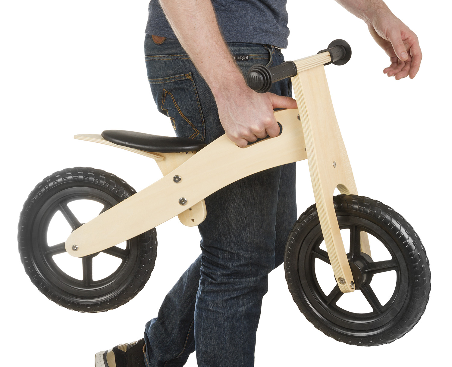 wooden bike without pedals