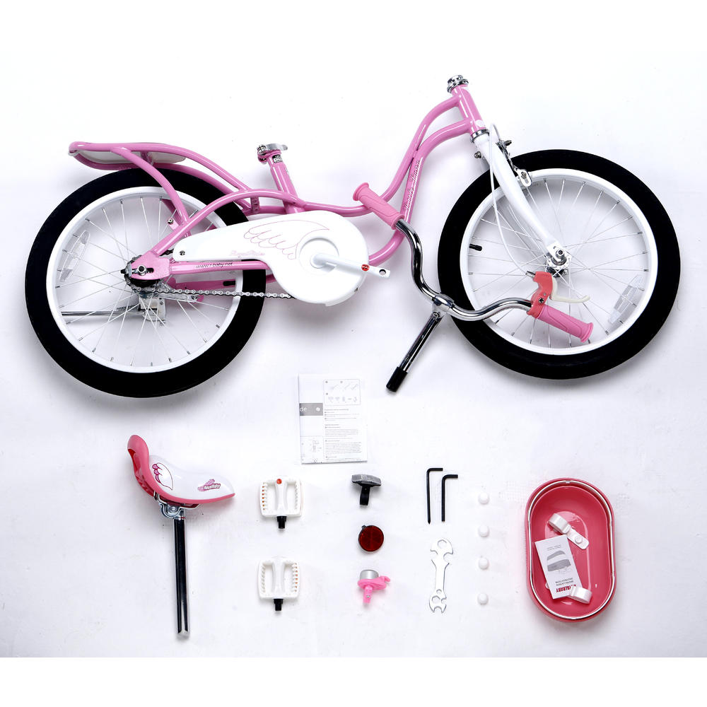 Royalbaby Little Swan 18" Cruiser Bike - Pink