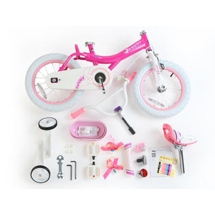 Royalbaby Bunny Girl's Bike, 12 inch wheels, Pink