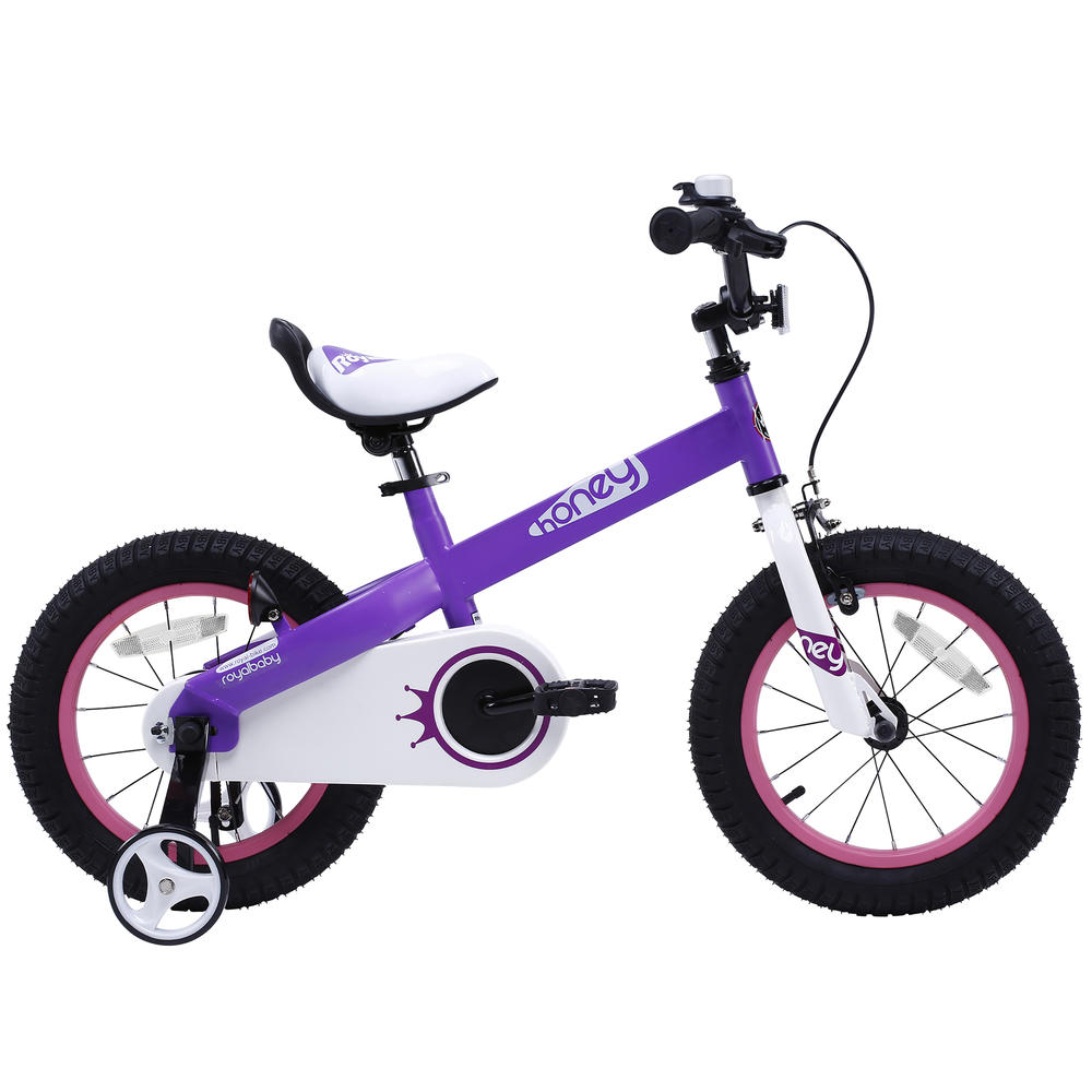Royalbaby Honey Kid's Bike with training wheels, 16 inch bike for boys or girls
