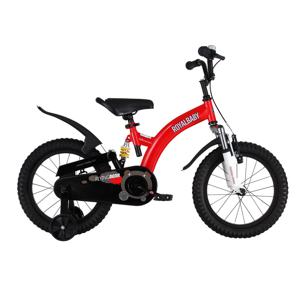 Royalbaby Flying Bear Full Suspension Kid's Bike, 14 inch bike for boys or girls
