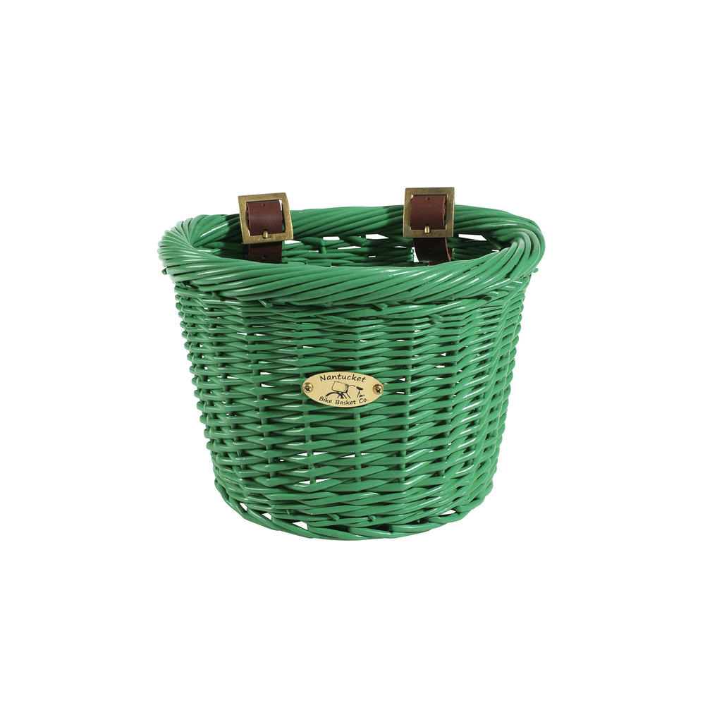 Nantucket Bicycle Basket Co. Buoy and Gull Collection Child's D-Shape Bicycle Basket