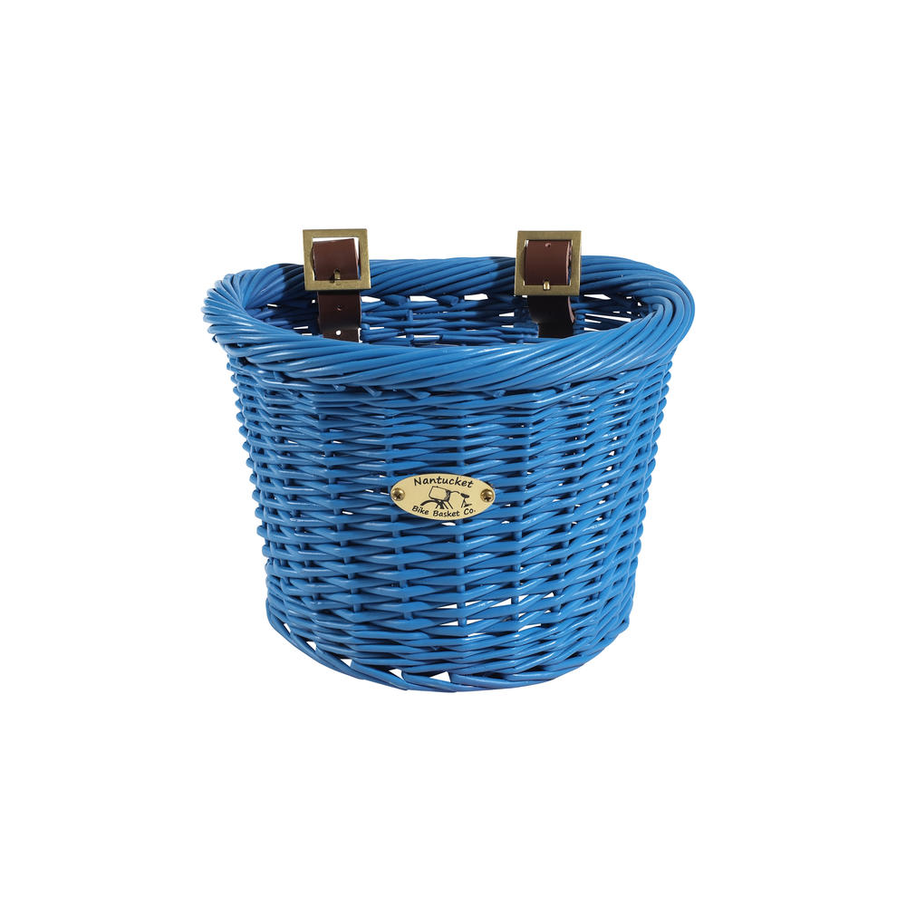 Nantucket Bicycle Basket Co. Buoy and Gull Collection Child's D-Shape Bicycle Basket