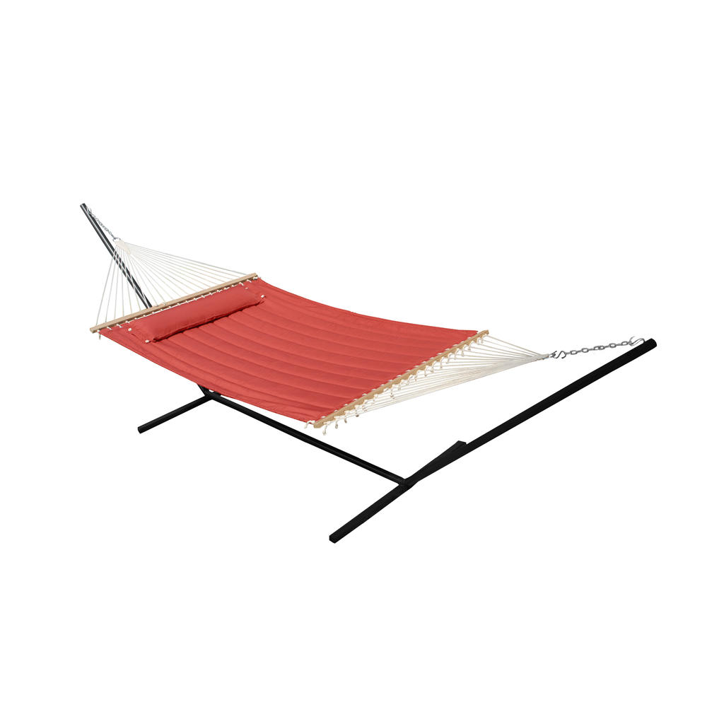 Smart Garden Monte Carlo Double Quilted Hammock - Bossa Nova Red (stand sold seperately)