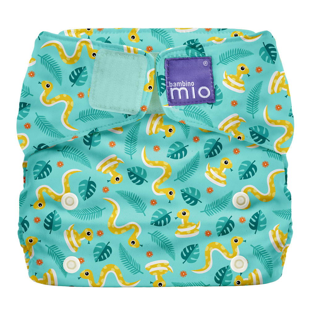 Bambino Mio Miosolo all-in-one cloth diaper, jungle snake
