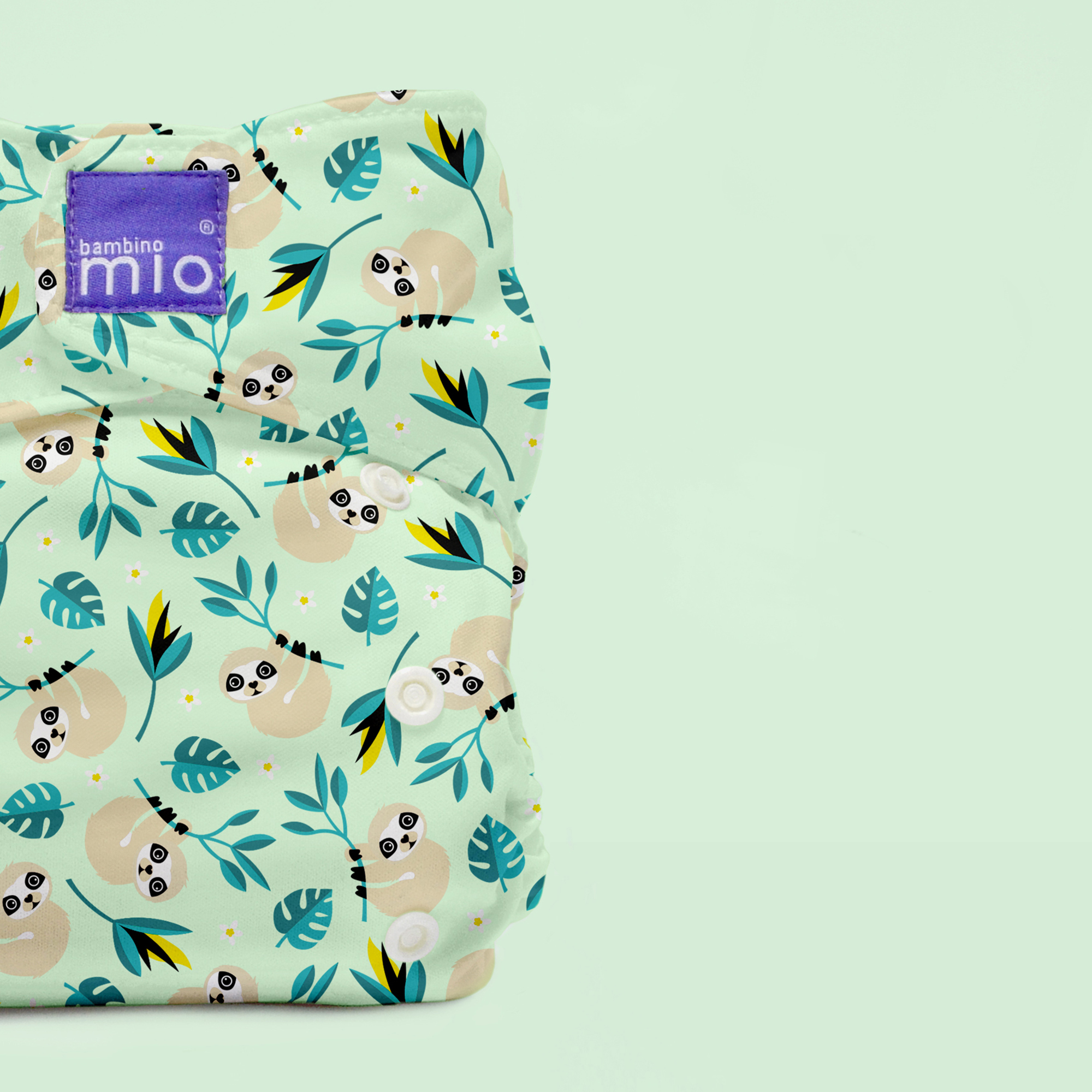 sloth cloth diaper