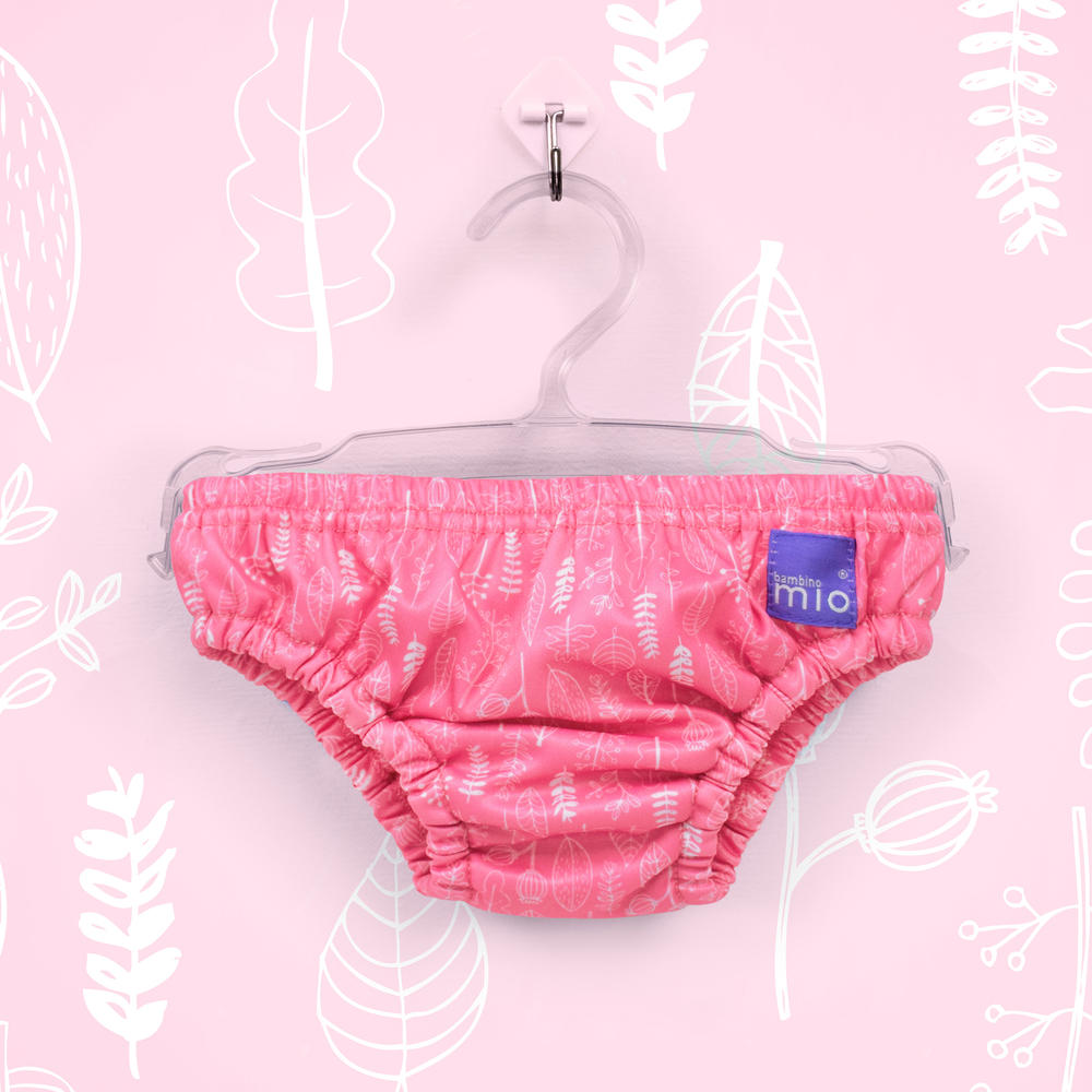 Bambino Mio , reusable swim diaper, pink petal, large (1-2 years)