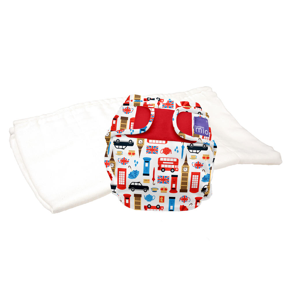 Bambino Mio Miosoft two-piece diaper (trial pack), great britain, size 2 (21lbs+)