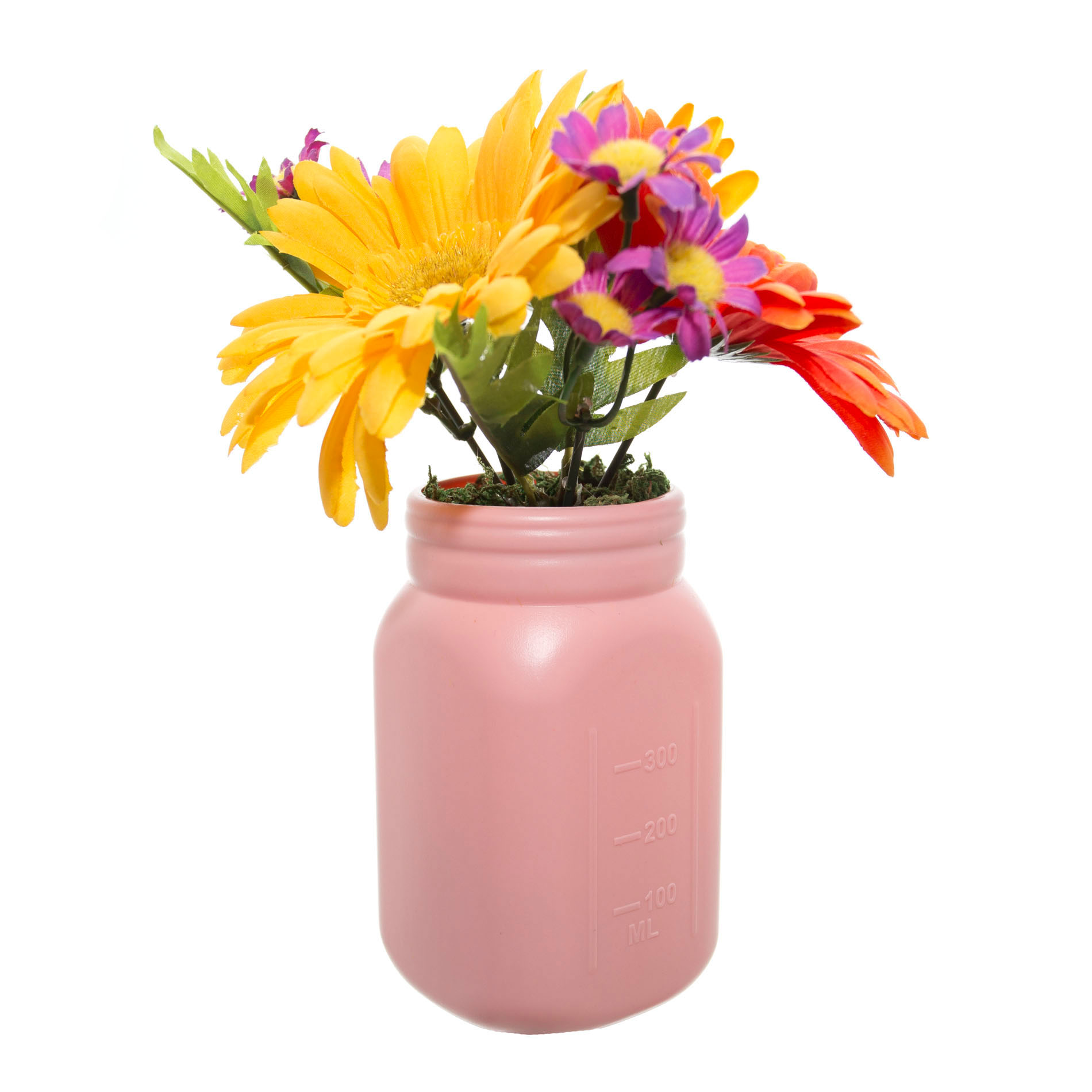 Simply Spring 8" Jar with Sunflower Plants