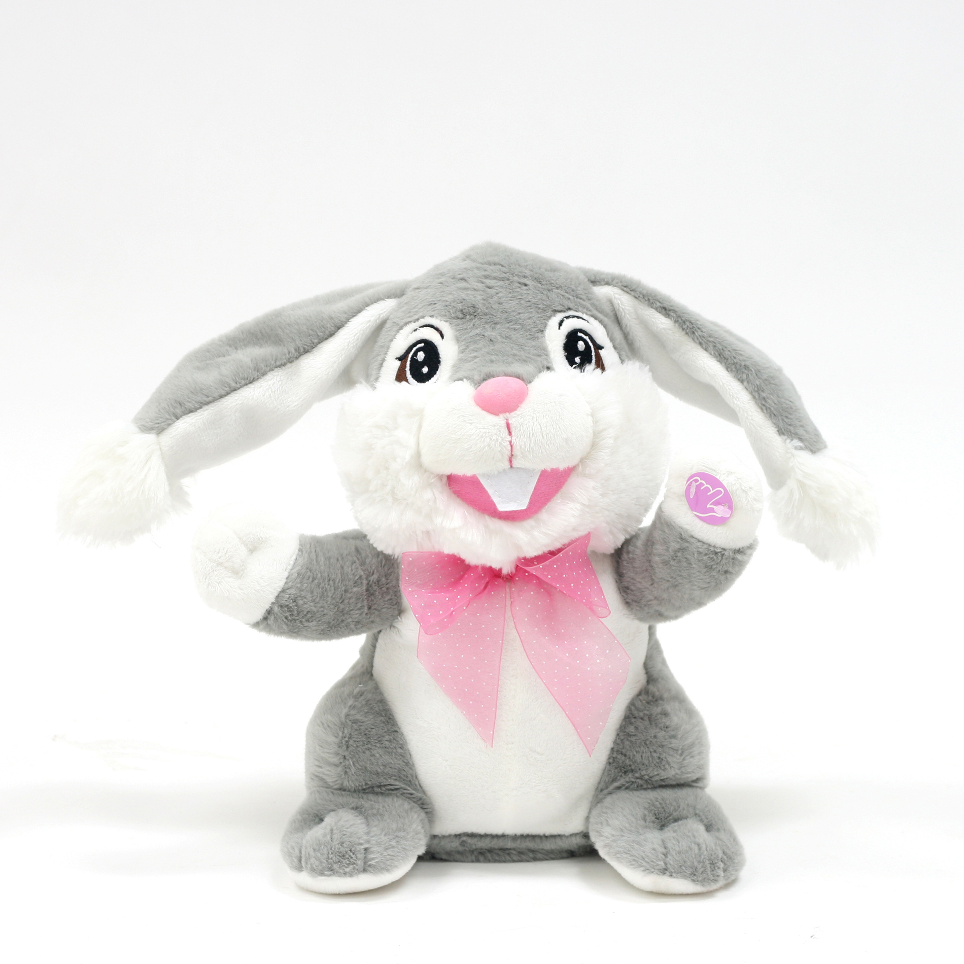 Easter Jubilee 8" Dancing Ear Flop Bunny - Fun and Playful