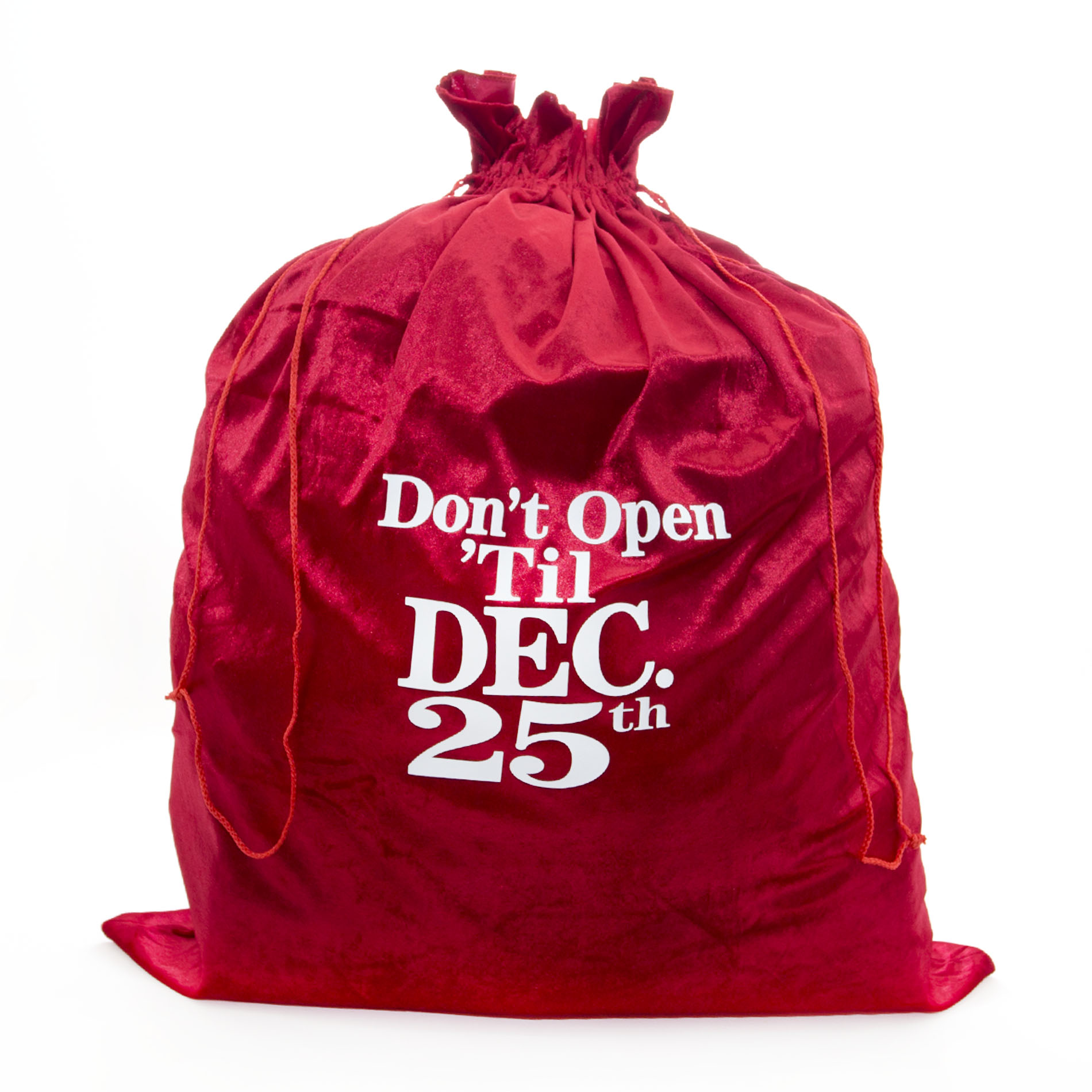 Trim A Home&reg; 36" Don't Open Till Dec. 25th Christmas Sack