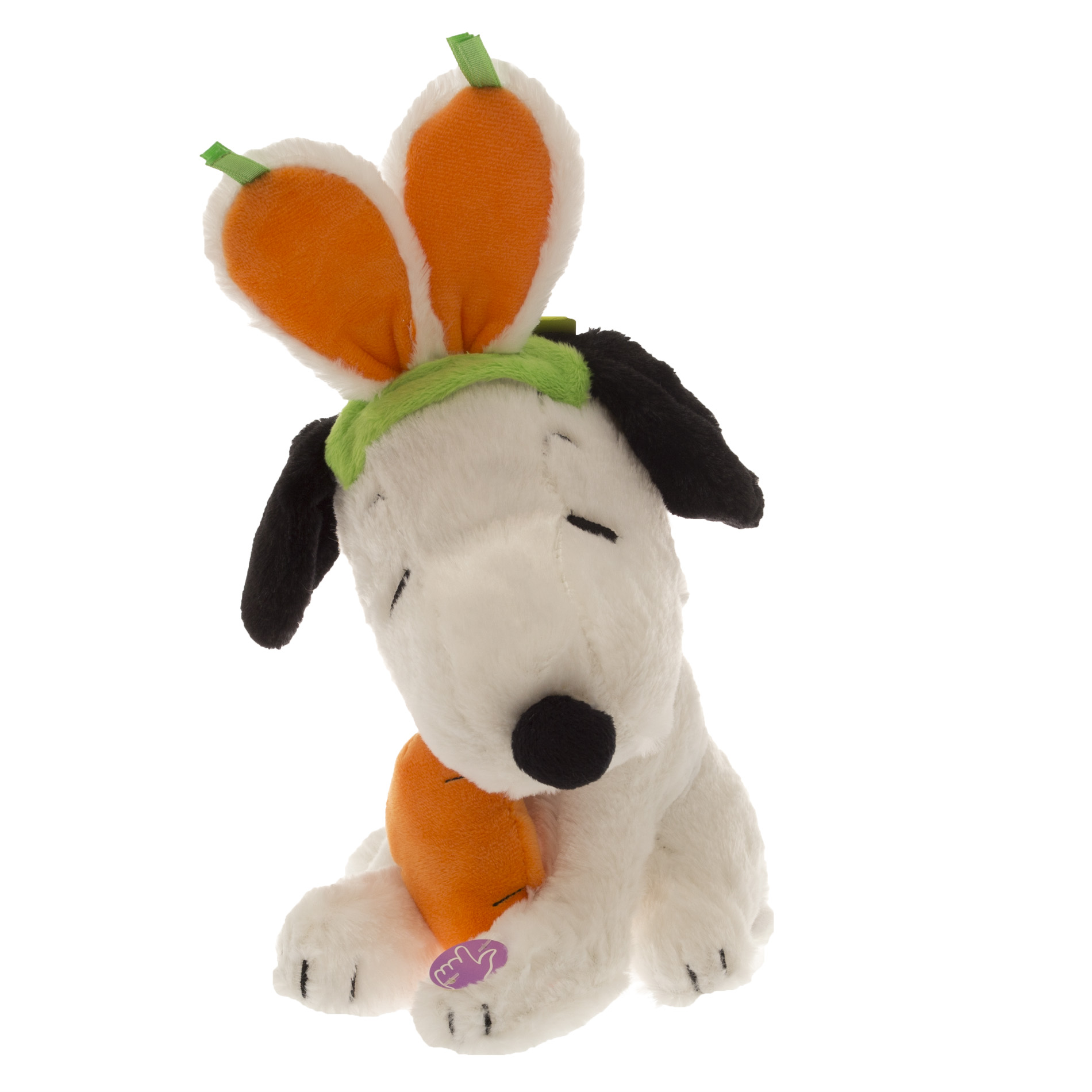 Peanuts By Schulz Singing Snoopy with carrot ears