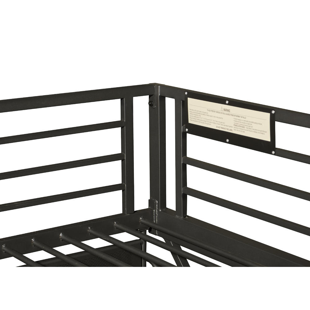 L Powell Z-Bedroom Full Size Study Loft Bunk Bed (ships in 2 cartons)