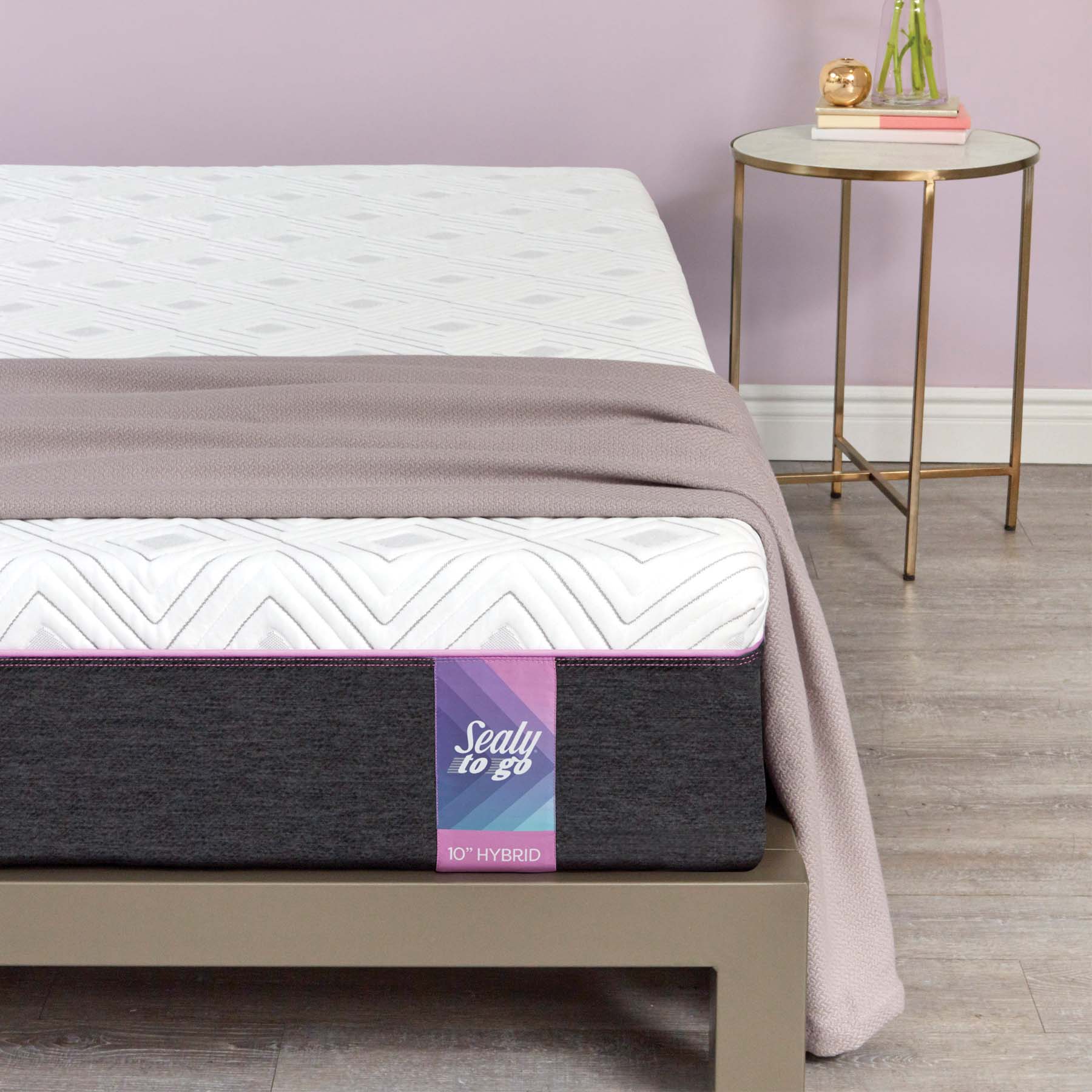 sealy sealy to go 10 in hybrid mattres