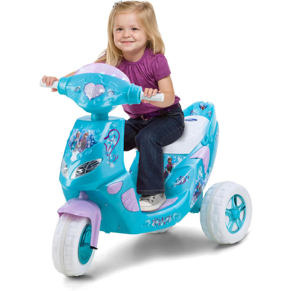Disney Ride-On Scooter with Twinkling Lights - 's Frozen