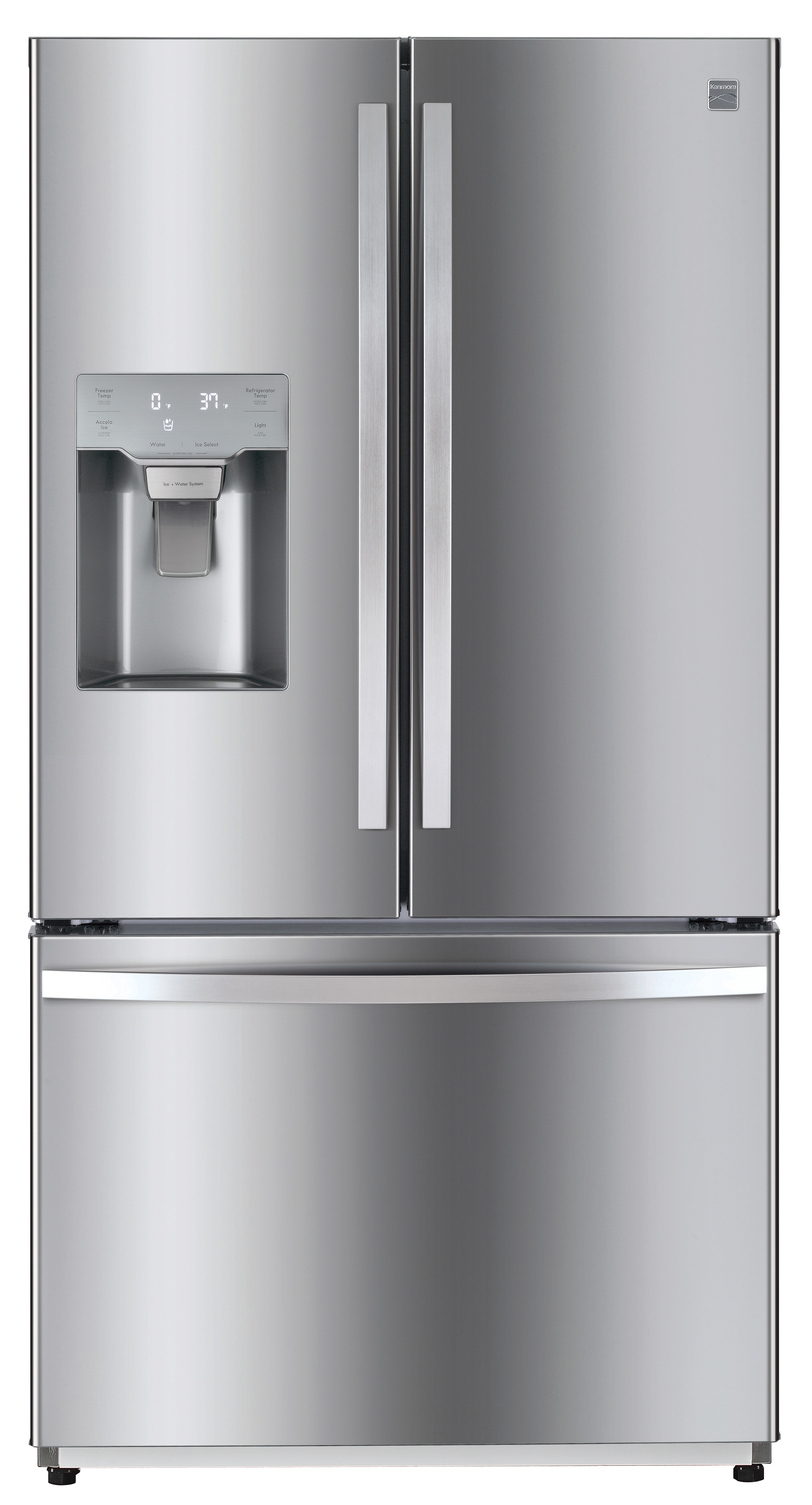 Kenmore 73305 25 5 Cu Ft French Door Refrigerator With Dual Ice