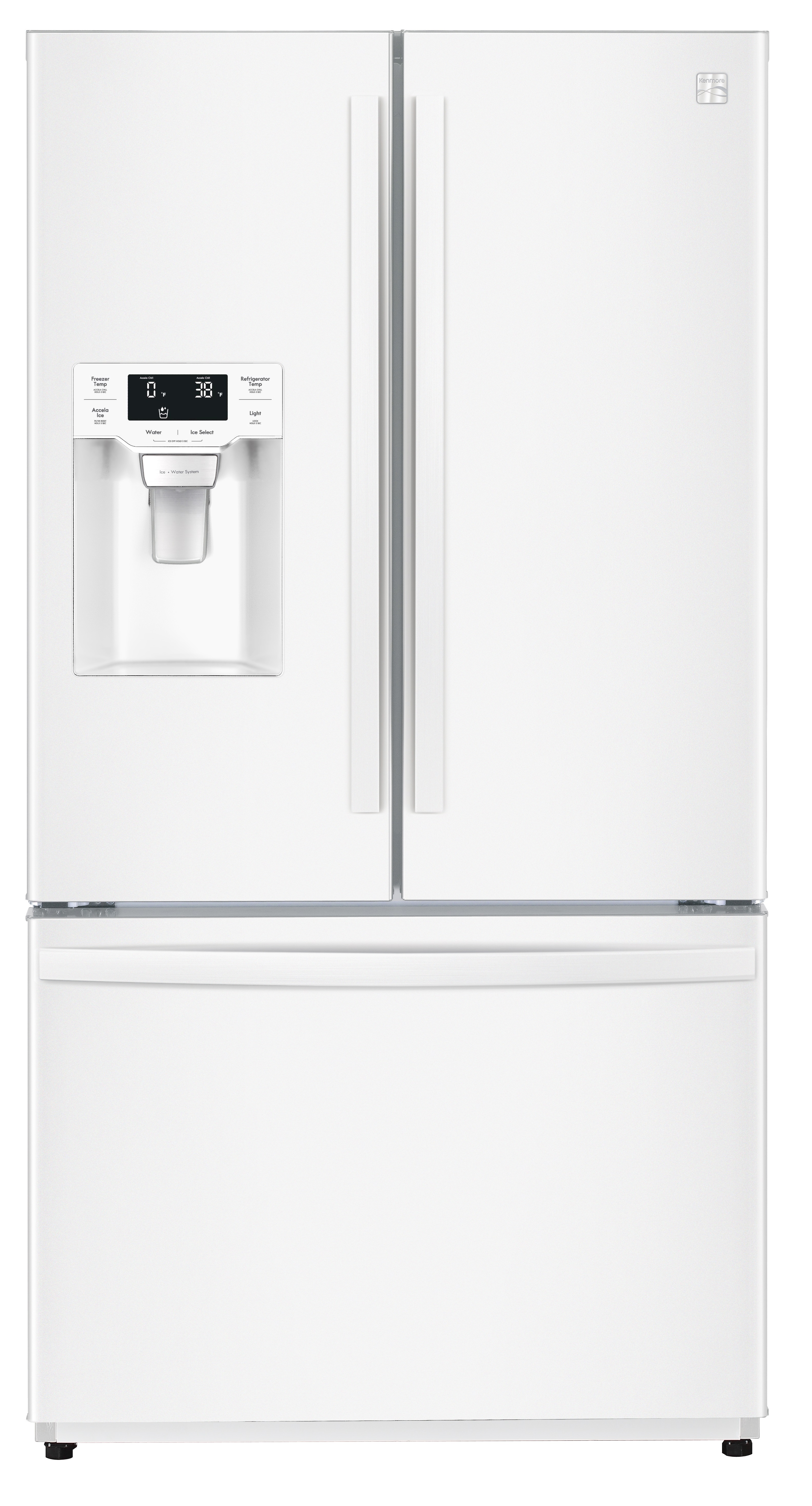 Kenmore 73302 25 5 Cu Ft French Door Refrigerator With Dual Ice