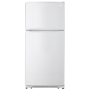 Kenmore 60512 18 Cu Ft Top Freezer Refrigerator With Glass Shelves White