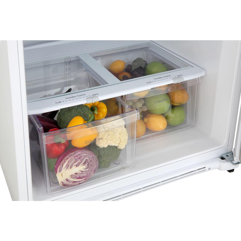 Kenmore 60712 18 cu. ft. ENERGY STAR Top Freezer Refrigerator with Split Shelves and Deli Bin - White