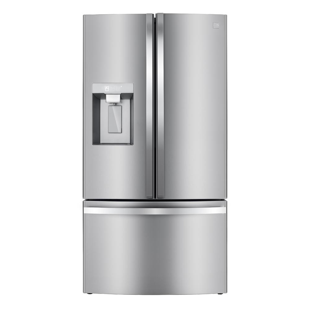 Kenmore Elite 73315 30.6 cu. ft. Large Capacity Smart French Door Refrigerator - Fingerprint Resistant Stainless Steel
