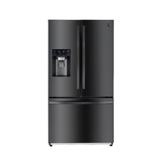 Kenmore 75507 25 5 Cu Ft French Door Refrigerator With Dual Ice Makers Black Stainless Steel