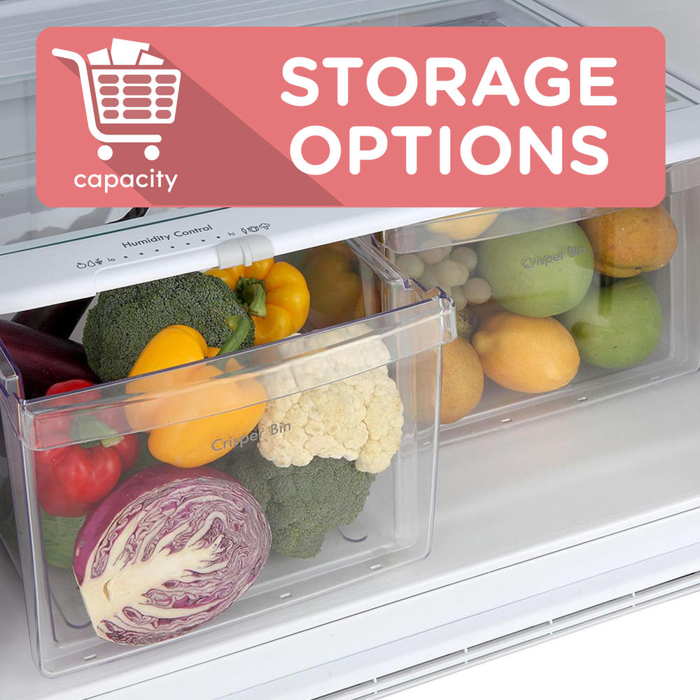 Kenmore 60512 18 cu. ft. TopFreezer Refrigerator with Glass Shelves