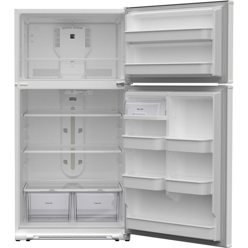Kenmore 61202 21 cu. ft. TopFreezer Refrigerator White