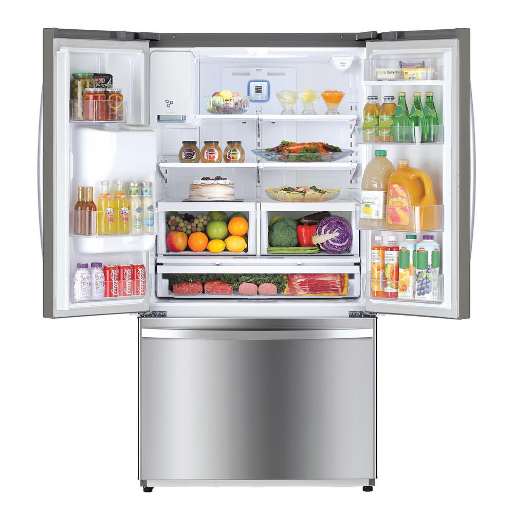 Kenmore 75505 25.5 cu. ft. French Door Refrigerator with Dual Ice Makers - Fingerprint Resistant Stainless Steel