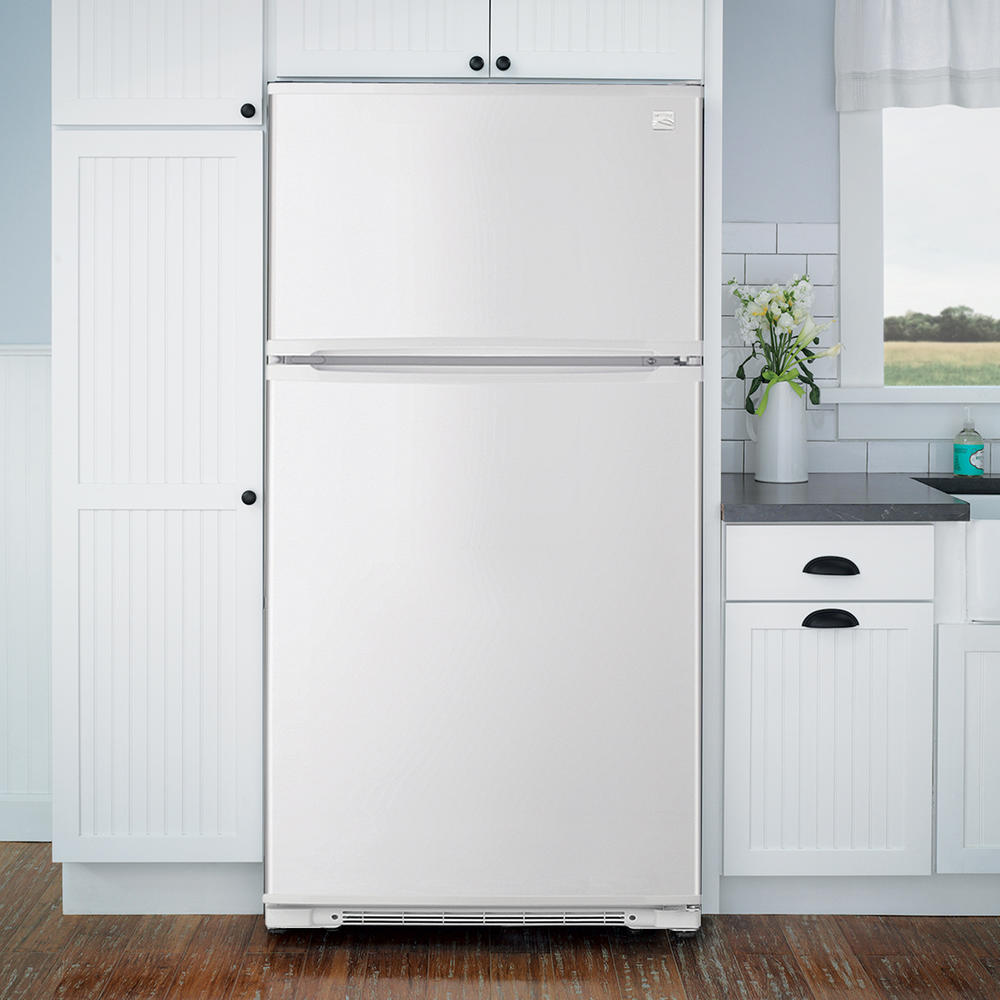 Kenmore 60512  18 cu. ft. Top-Freezer Refrigerator with Glass Shelves - White