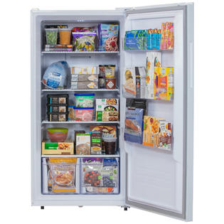 GE Garage Ready 21.3-cu ft Frost-free Upright Freezer (White) in the Upright  Freezers department at