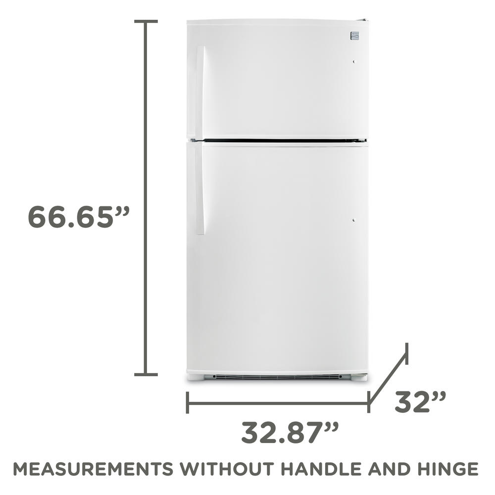 Kenmore 61202 21 cu. ft. TopFreezer Refrigerator White