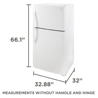 Kenmore 71212 21 cu. ft. TopFreezer Refrigerator with Ice Maker White