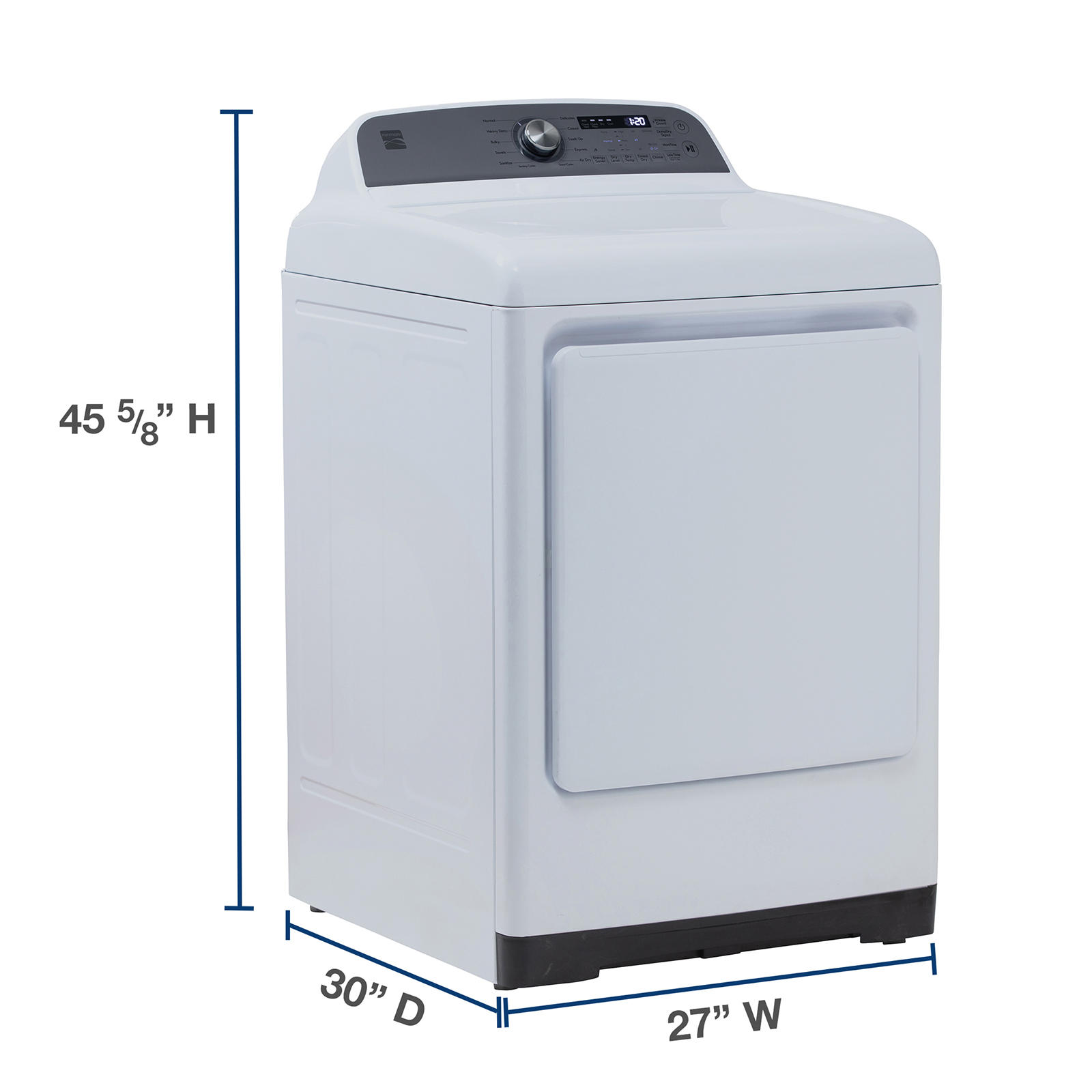 Thumbnail for 7.4 cu. ft. ENERGY STAR® Auto-Dry Gas Dryer - White