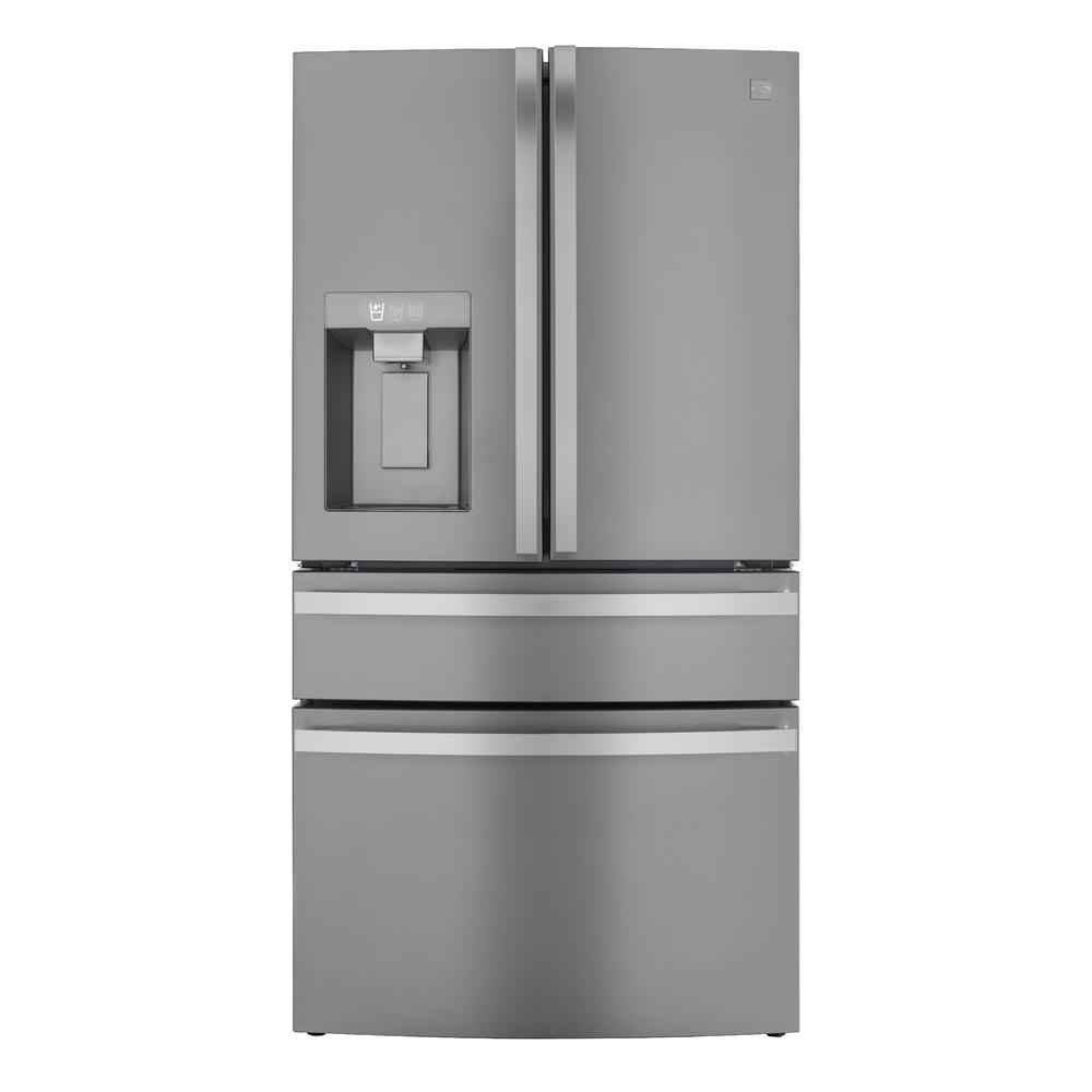 Kenmore Elite 73335 29.6 cu. ft. 4-Door Smart French Door Refrigerator - Fingerprint Resistant Stainless Steel