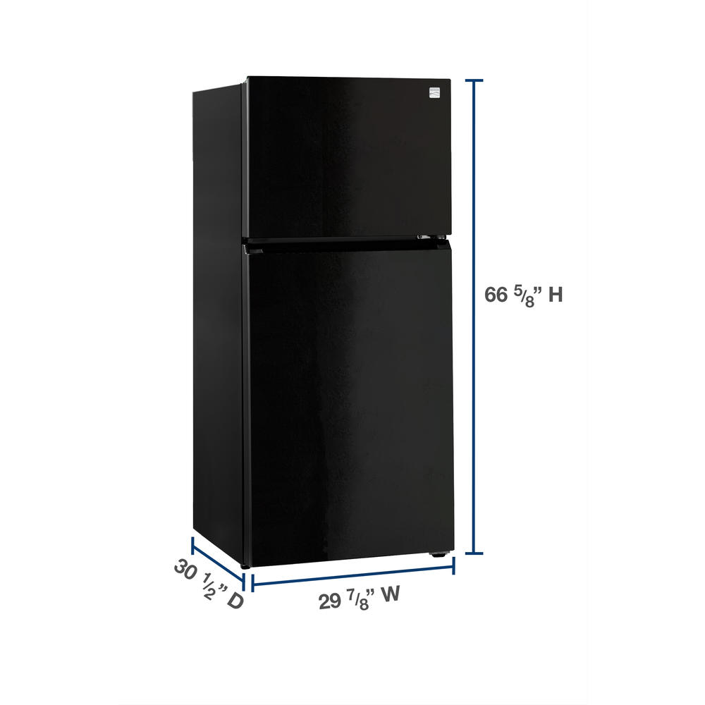 Kenmore 60499 18.3 cu. ft. TopFreezer Refrigerator Textured Black