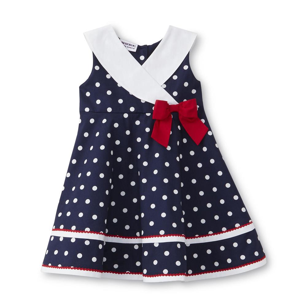 Blueberi Boulevard Infant & Toddler Girl's A-Line Dress - Polka Dot