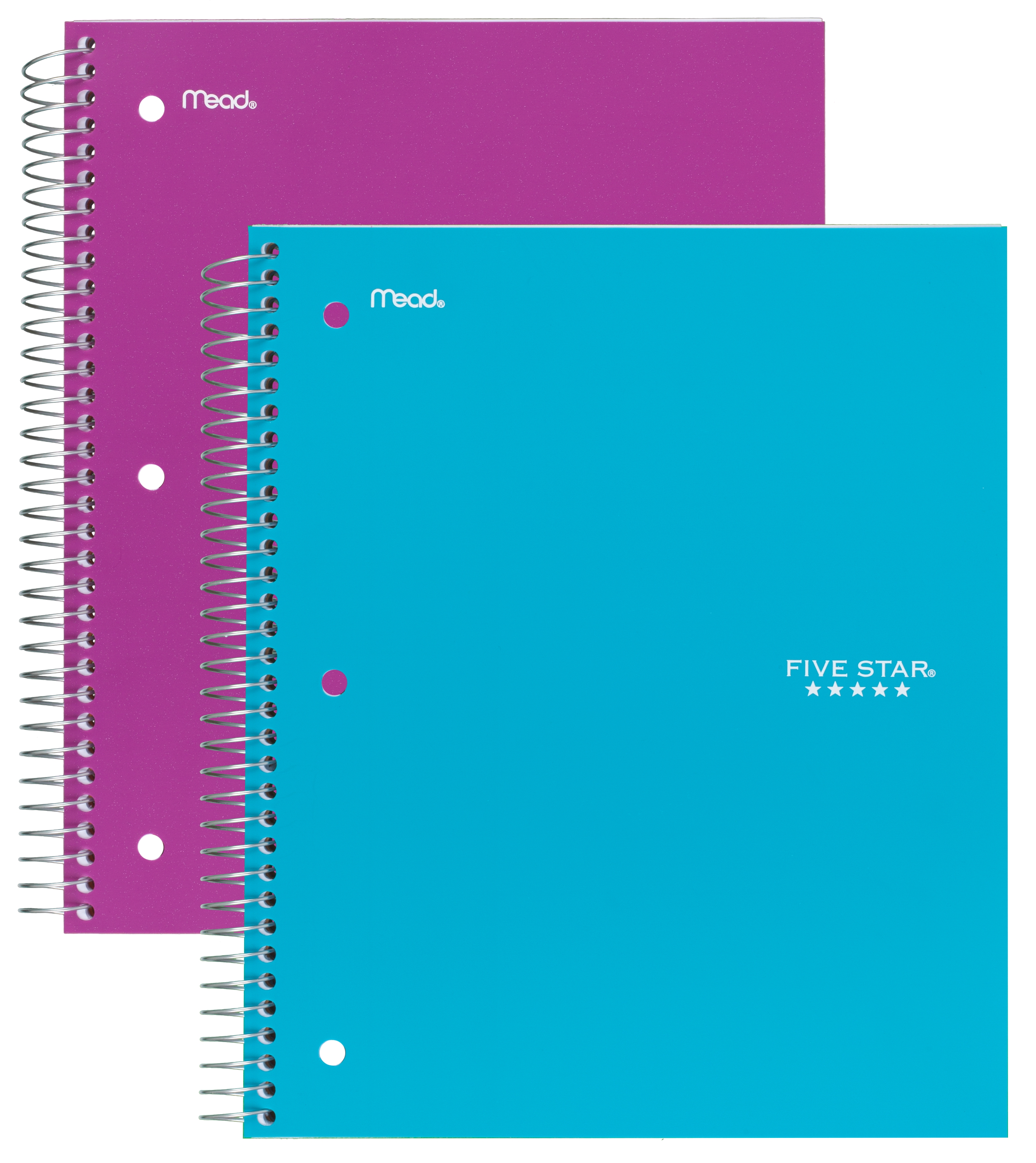 Mead Five Star Notebook ,3 Subject  College Ruled 150 Sheets, 1 Notebook