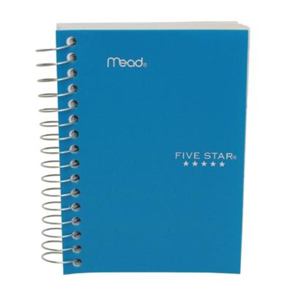 Mead Five Star Fat Lil' Notebook, 200 Ruled Sheets, 400 Ruled Pages, 1