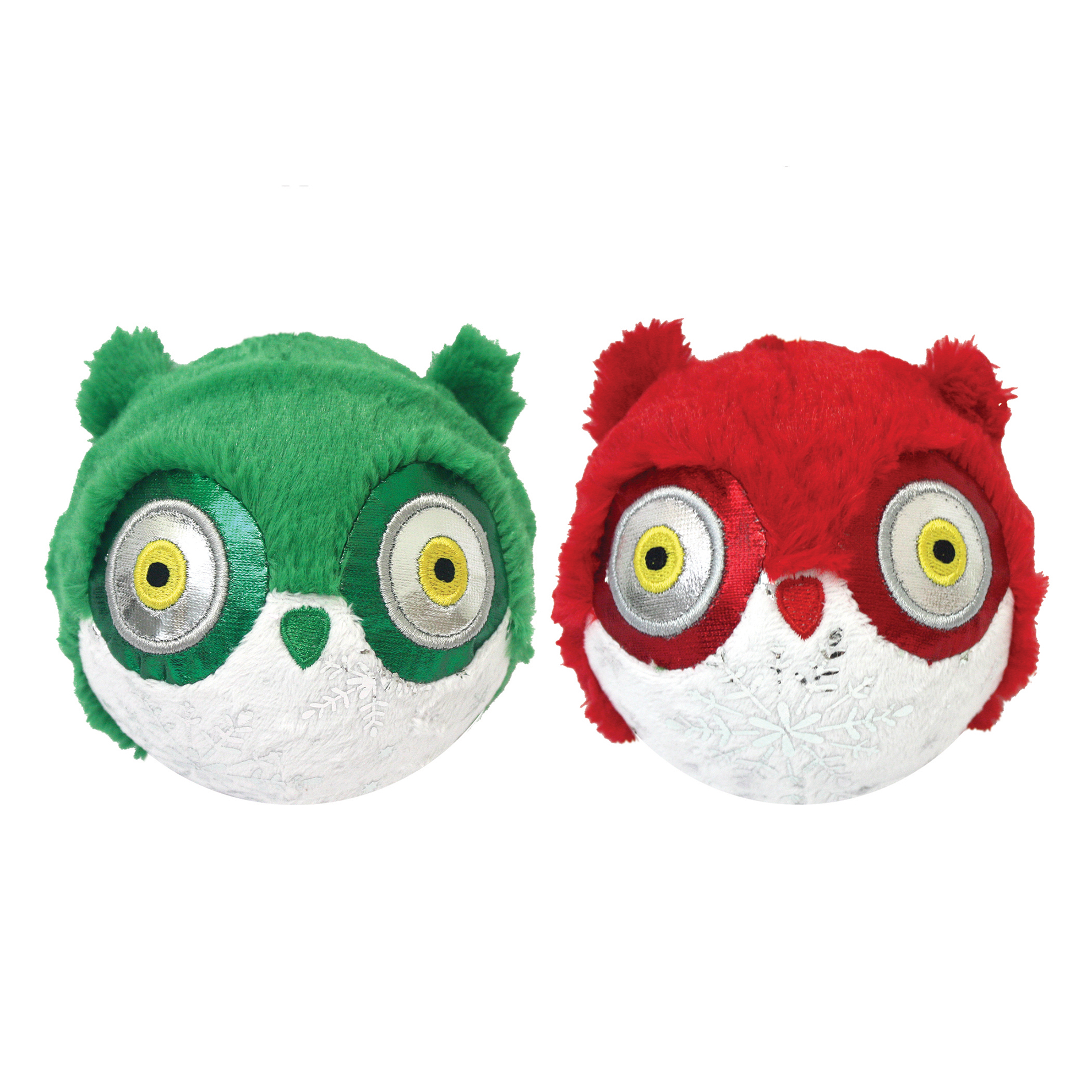 Champion Breed Holiday Owl Balls - 2 Count