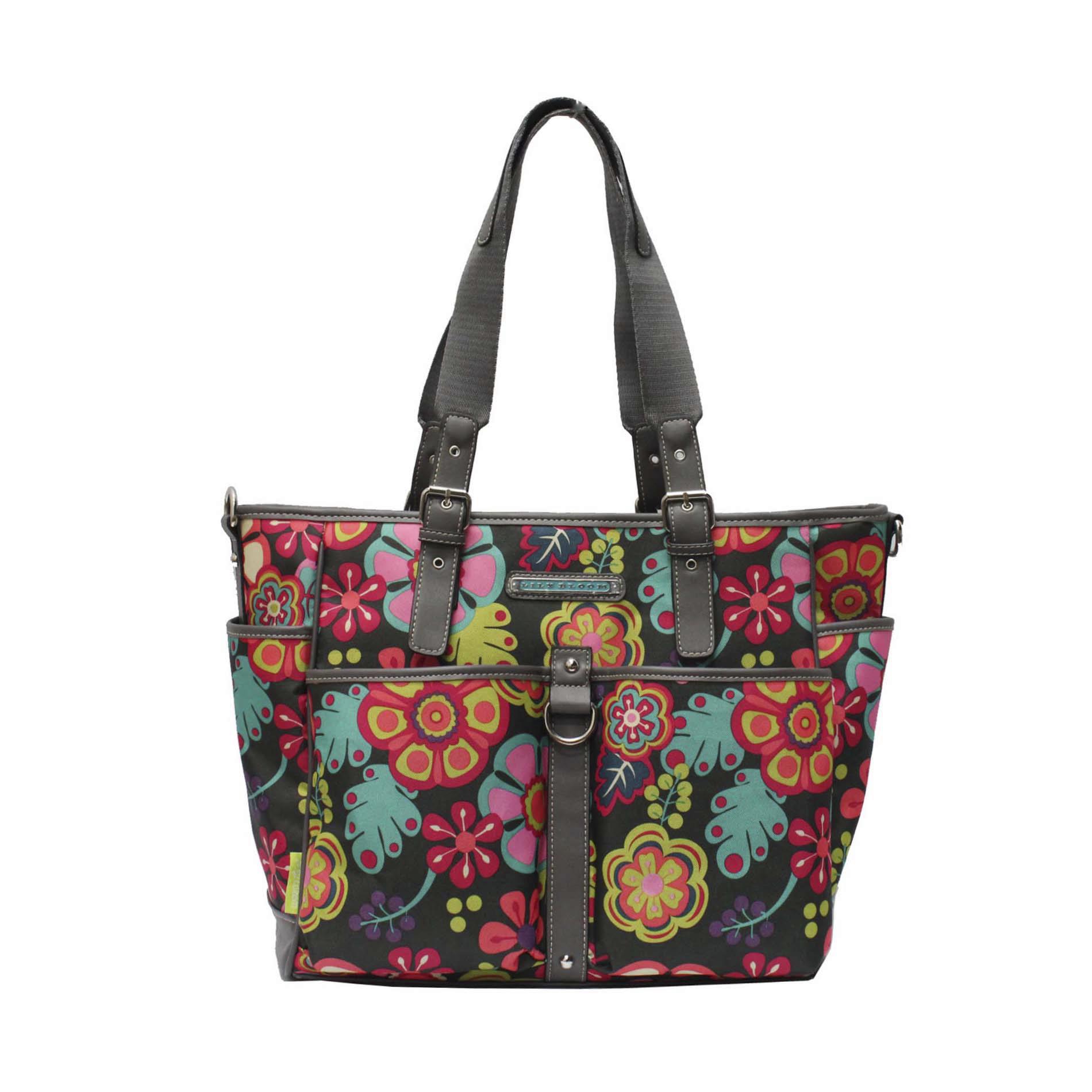 Lily Bloom Women's Laptop Tote Bag - Floral Print