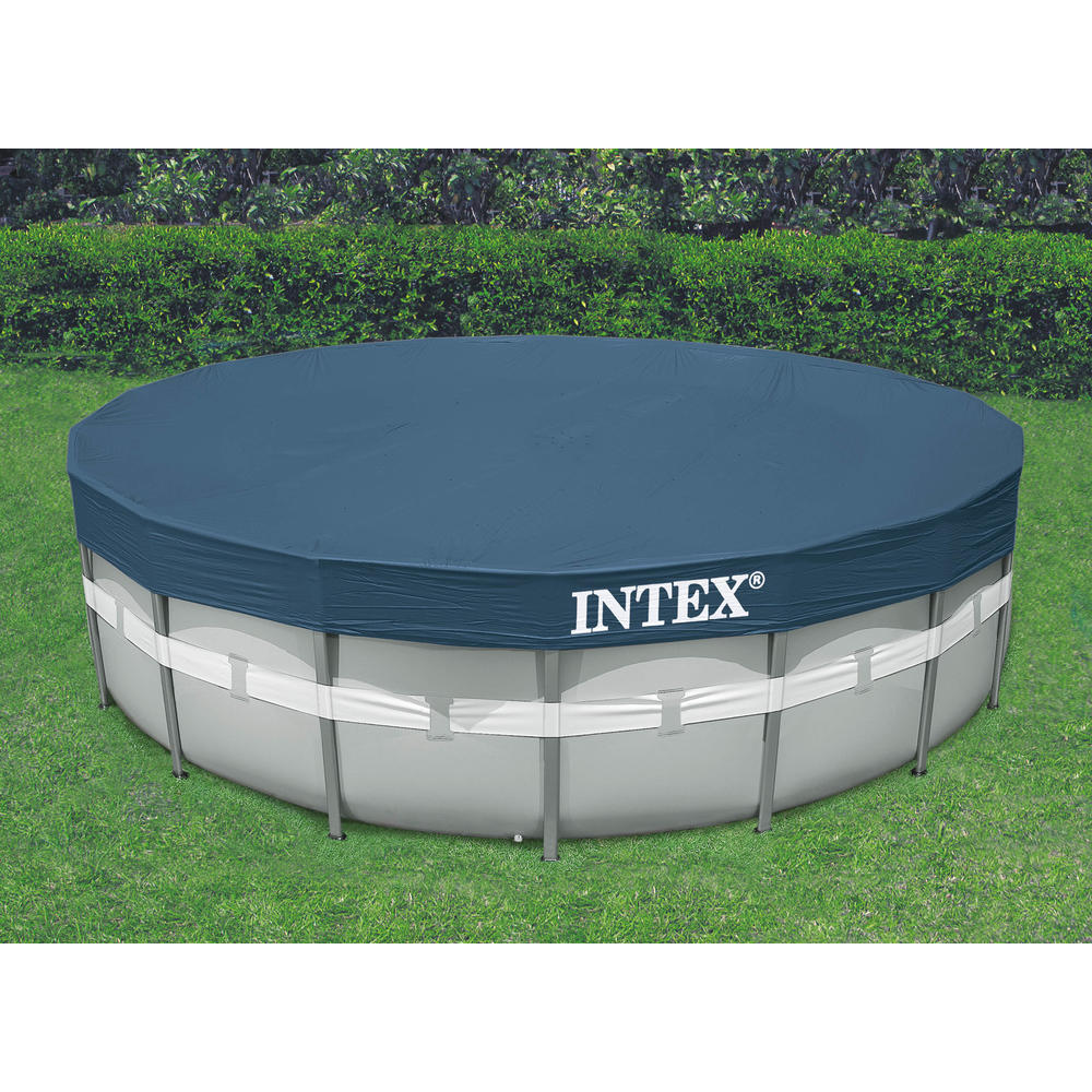 Intex 24&#8217; x 52&#8221; Ultra Frame&#174; (w/ 2,100 gph Sand Filter Pump, Ladder, Cover, Ground Cloth, DVD)