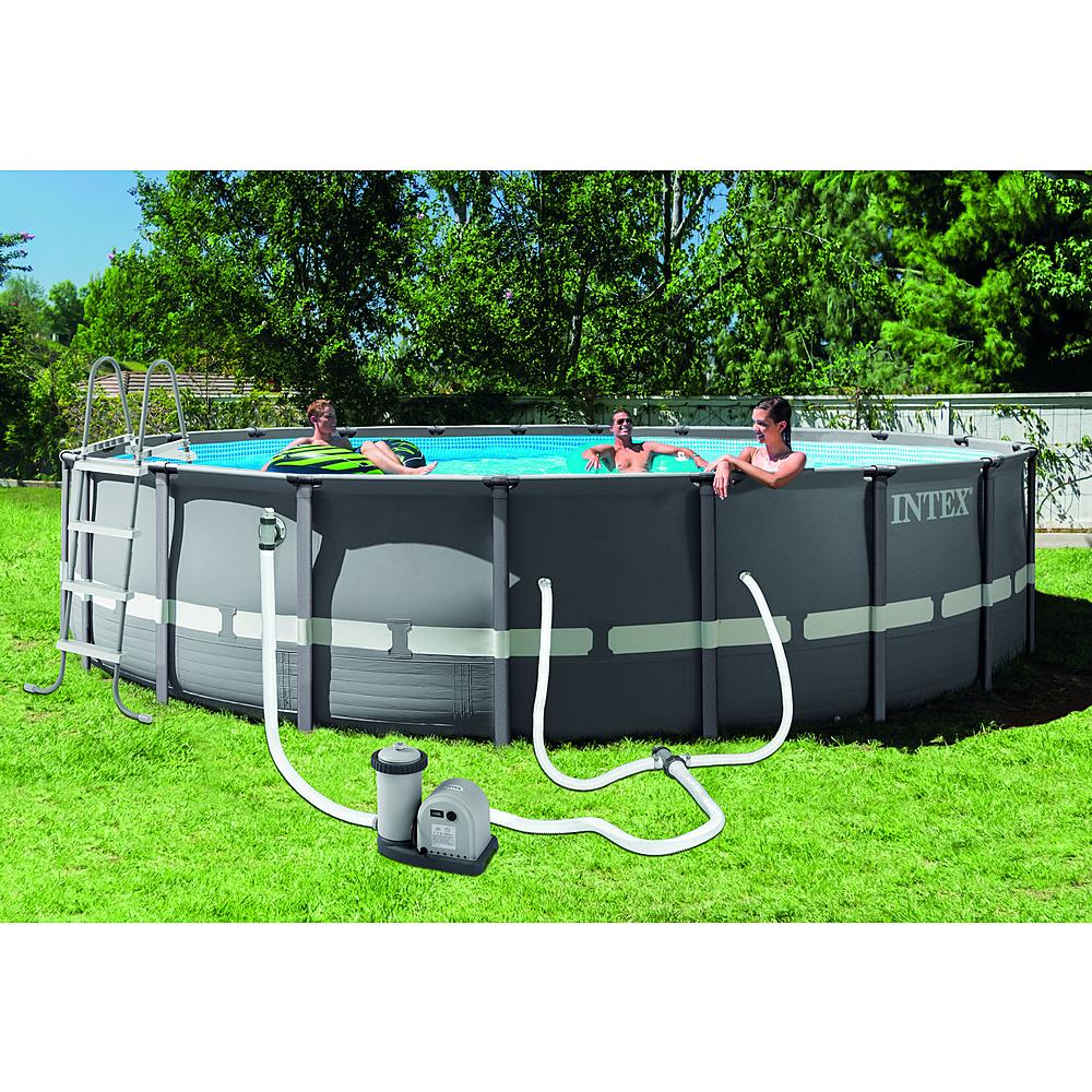 intex 20 x 48 round ultra frame pool set