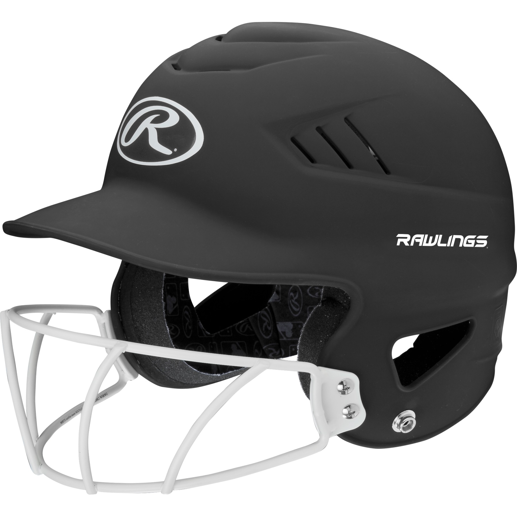 Rawlings Highlighter Batting Helmet with face guard