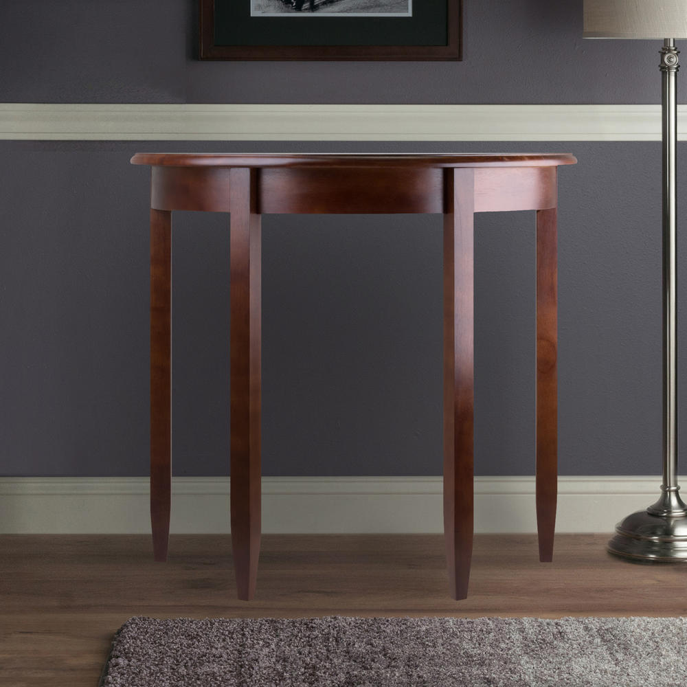 Winsome Wood Concord Half Moon Accent Table