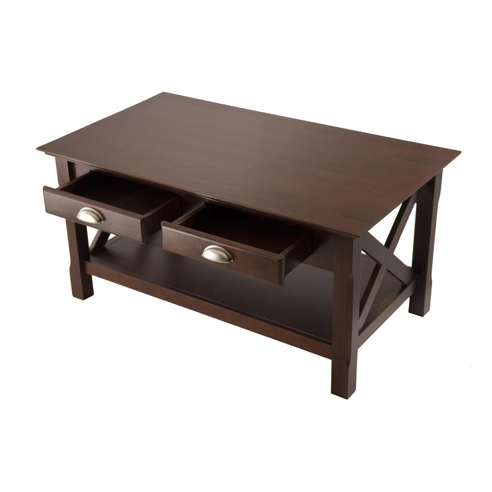 Winsome Wood Xola Coffee Table with 2 Drawers